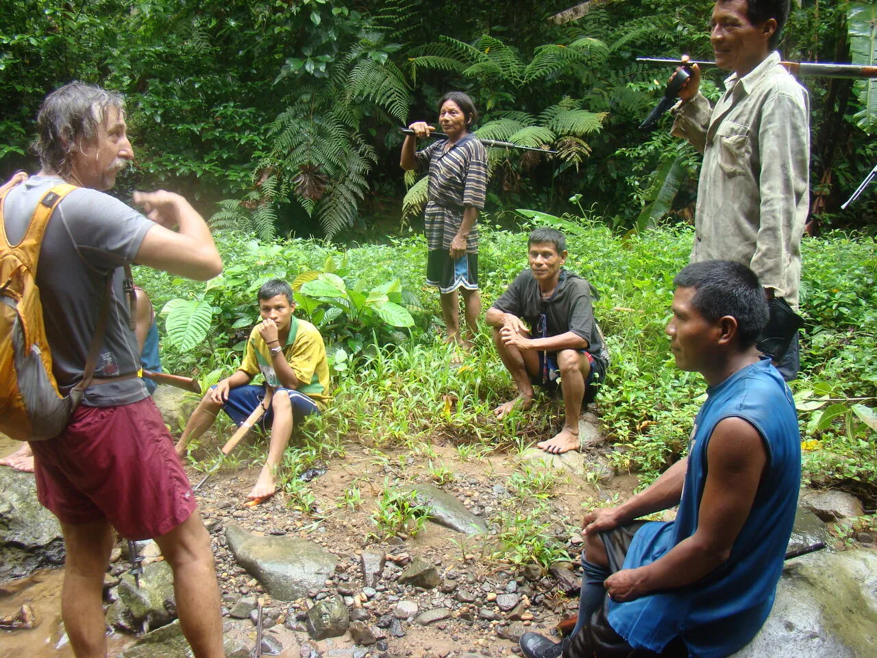 Tracking wild peccary through dense jungle (12 of 33)