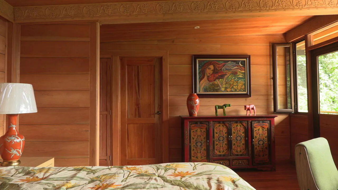 Cabin Two balcony and valley view