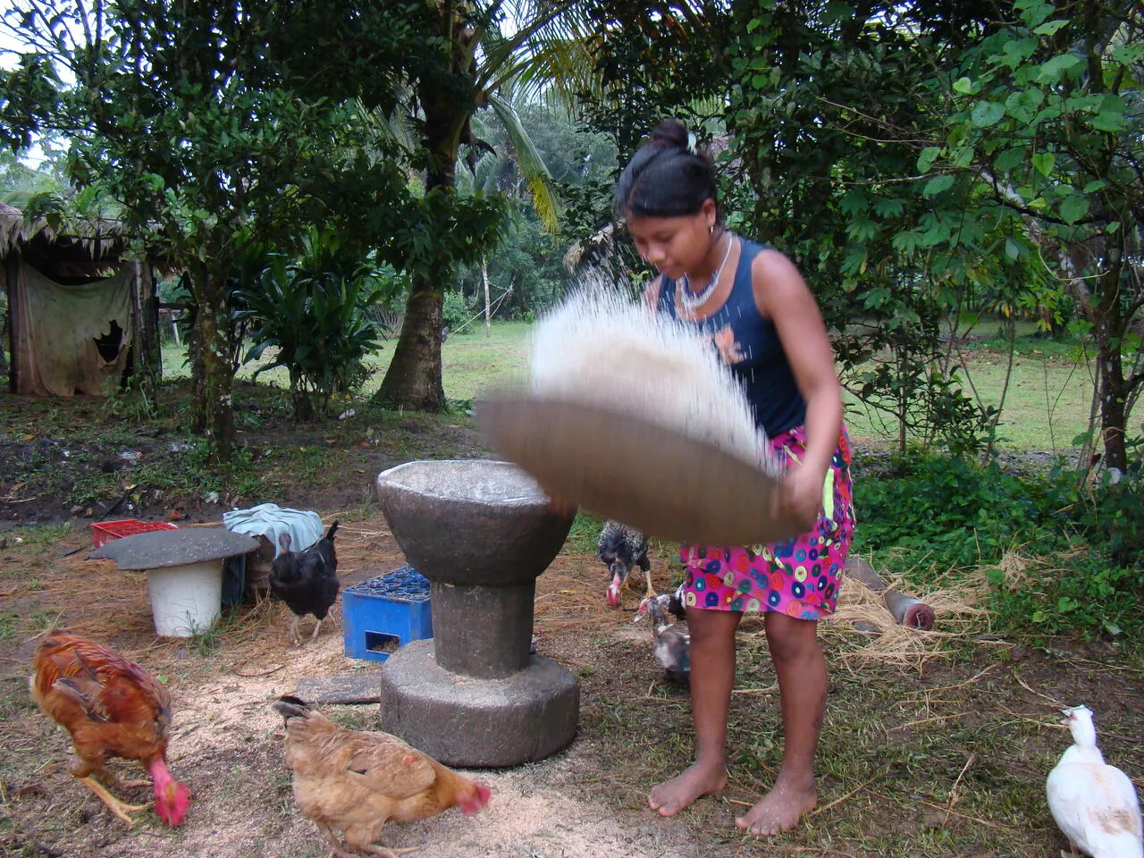 The stilted huts of the Emberá village (14 of 48)